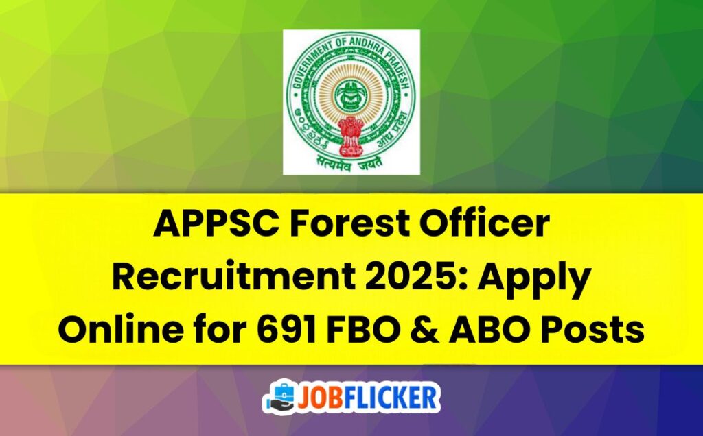 APPSC Forest Officer Recruitment 2025